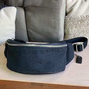 Vintage Coach Logo Belt Bag Fanny Pack